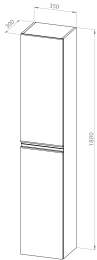 Column cabinet LYRA 35x180